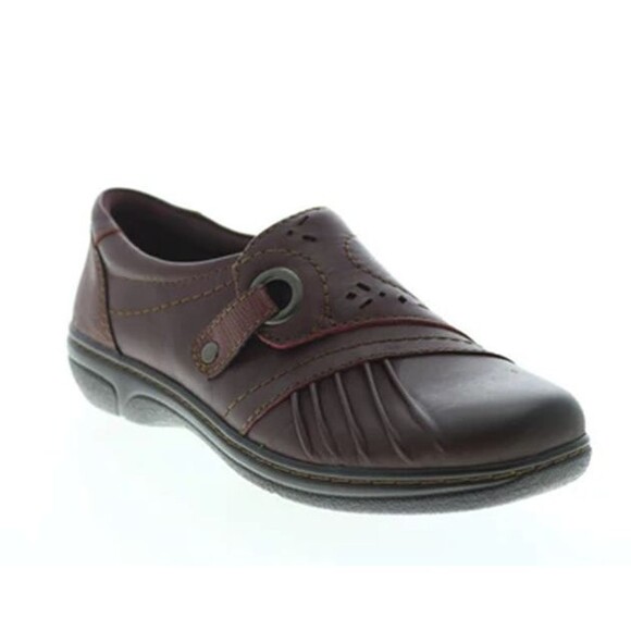 Earth Origins Brown Leather Glendale Gabriella Comfort Shoes Sz 9 M - Picture 1 of 11